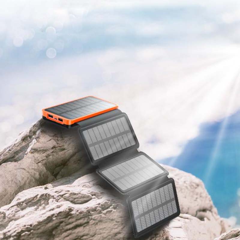 25000mAh zonne- powerbank snelladen