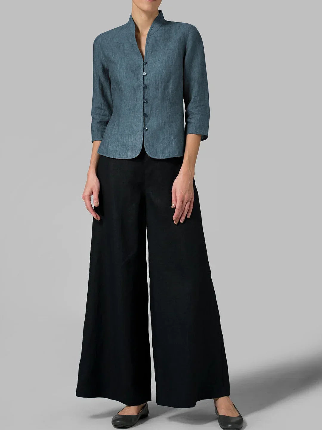 Blouse Dames met Kraag – Elegante Blouse voor Casual en Formele Gelegenheden