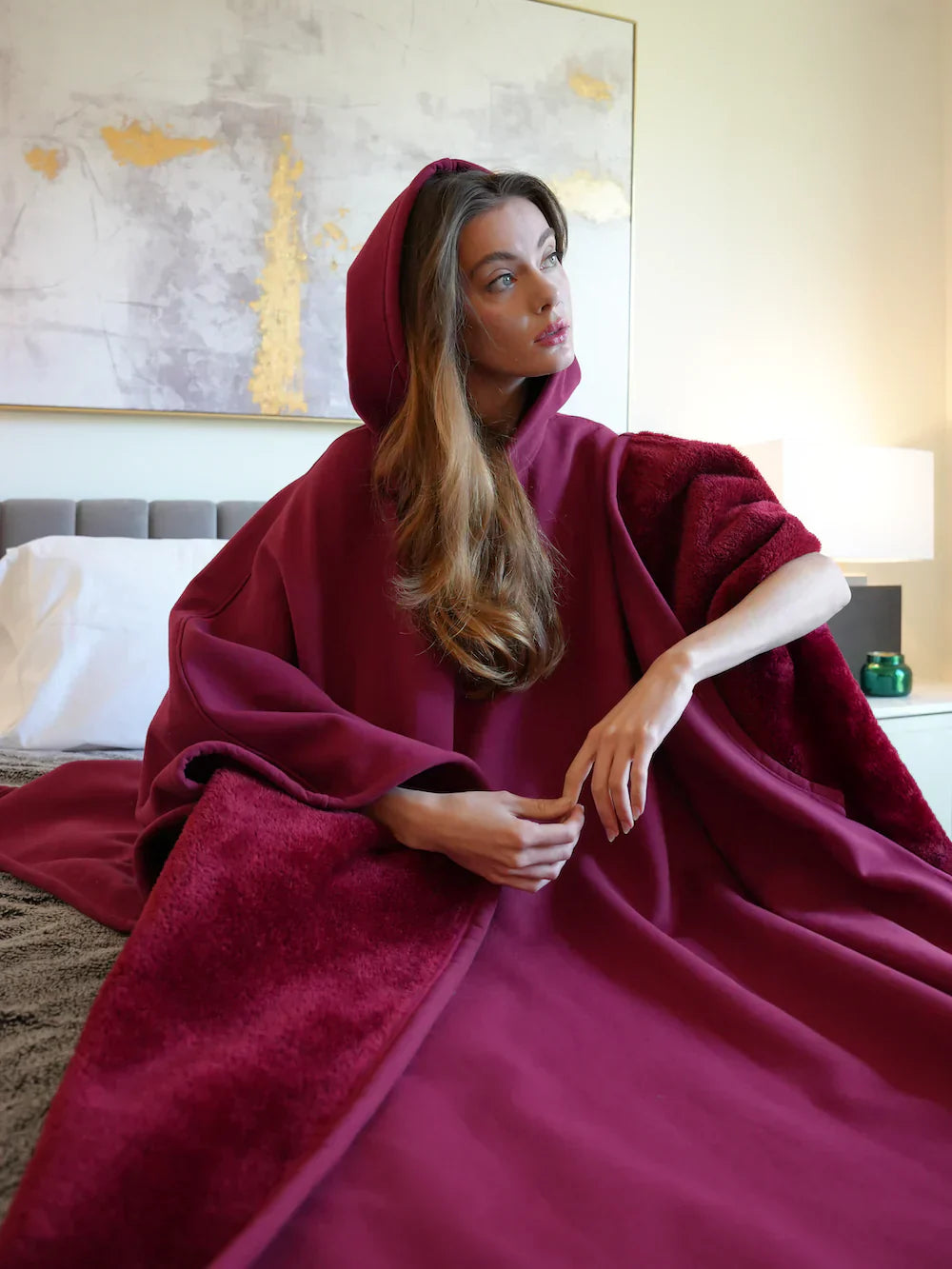Hoodie Dekentje – Ultra Zacht en Warm Cocoon voor Thuis en Buiten