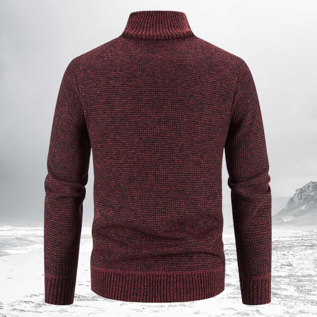 Gevoerde Heren Zip-Up Jas – Warme en stijlvolle jas voor heren met rits