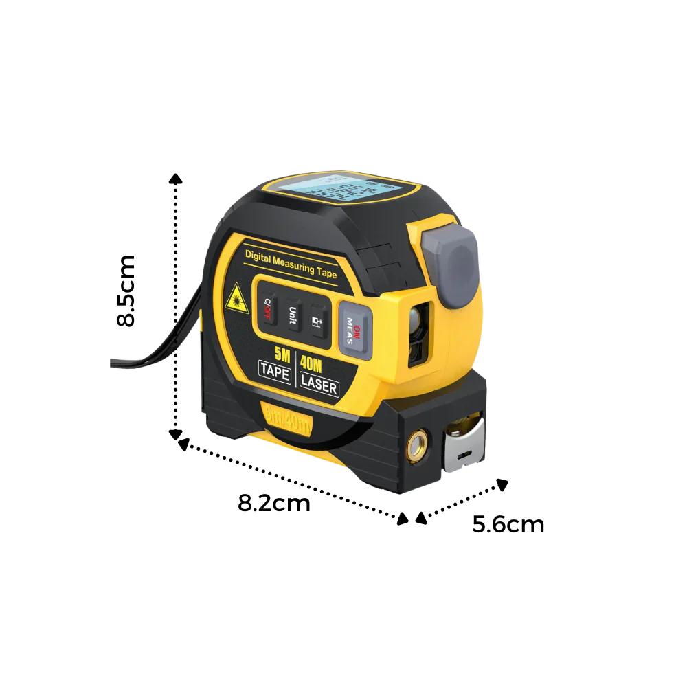 3-in-1 Laser Rolmeter Volume Meetgereedschap 40M