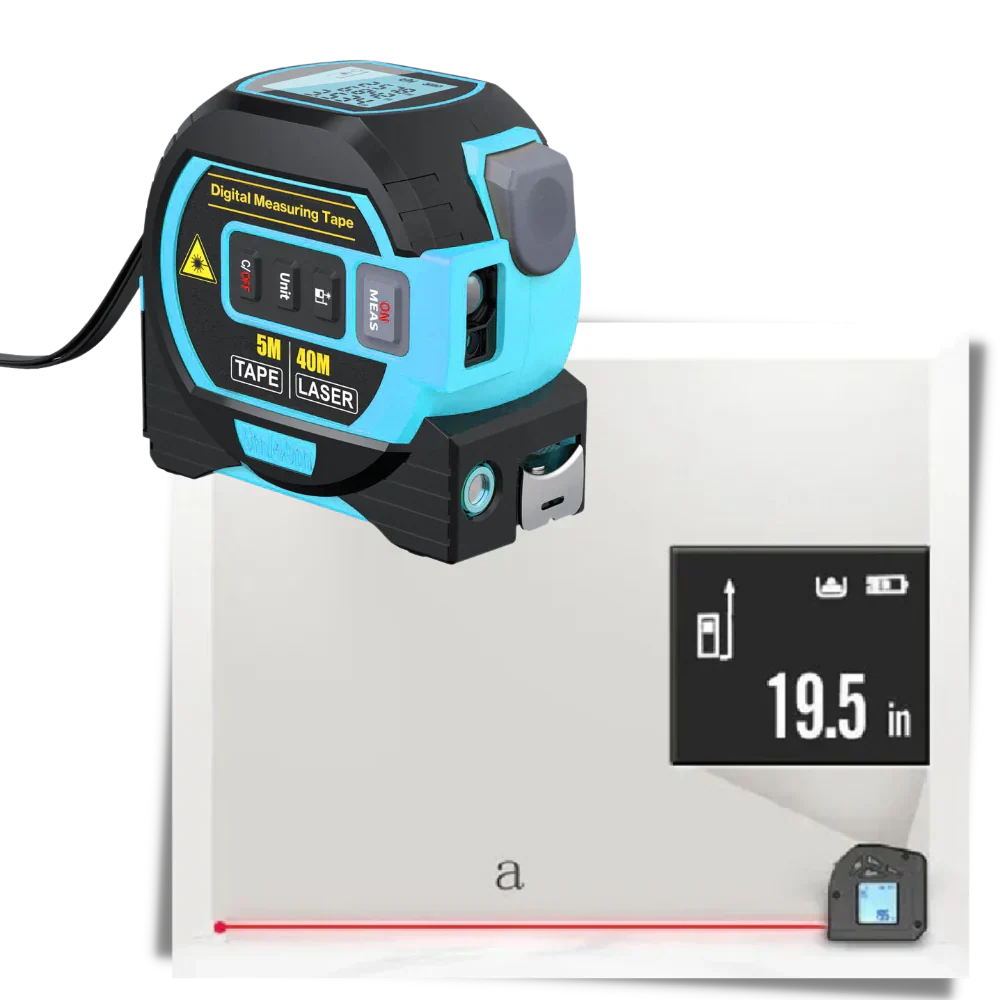 3-in-1 Laser Rolmeter Volume Meetgereedschap 40M