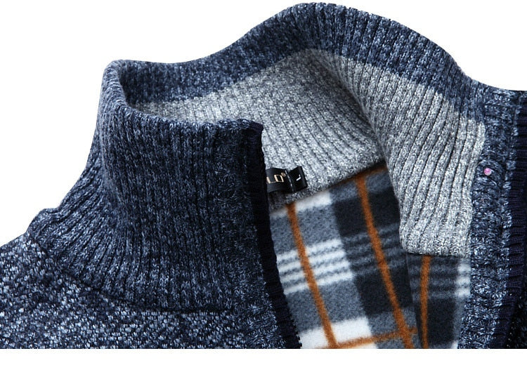 Heren cardigan met rits – Comfortabele en stijlvolle trui voor casual en sportief gebruik
