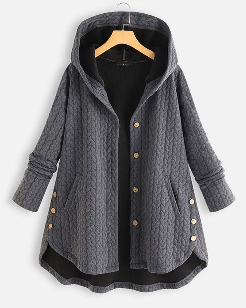 Geknoopte Jas Dames – Trendy Geknoopte Lange Jas voor Herfst en Winter