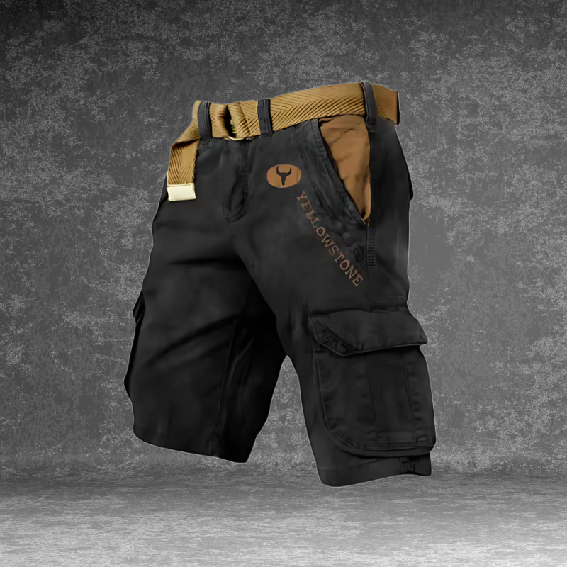 Korte cargo broek heren – Comfortabele korte broek voor mannen met zakken