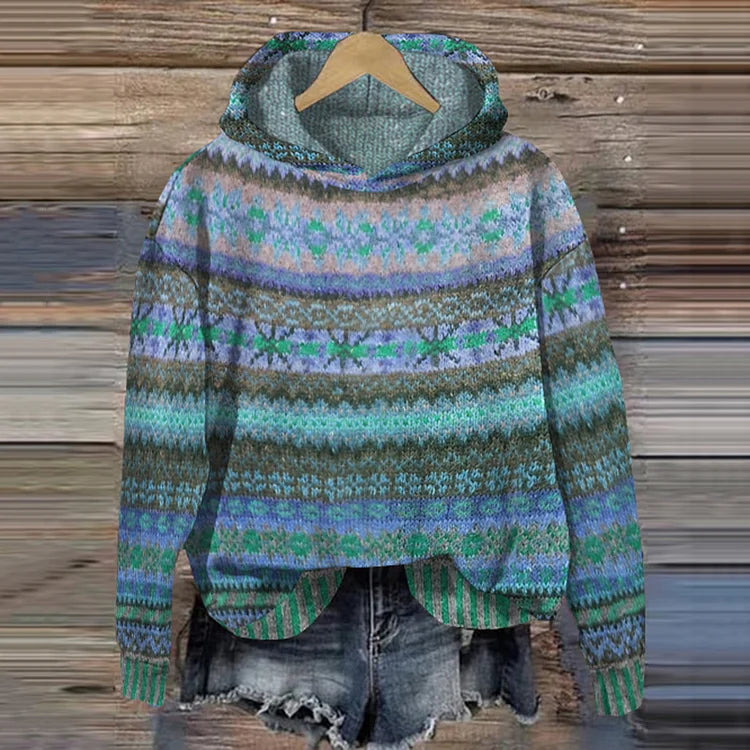 Cardigan dames – Gedrukte cardigan van zachte stof met lange mouwen en trendy design