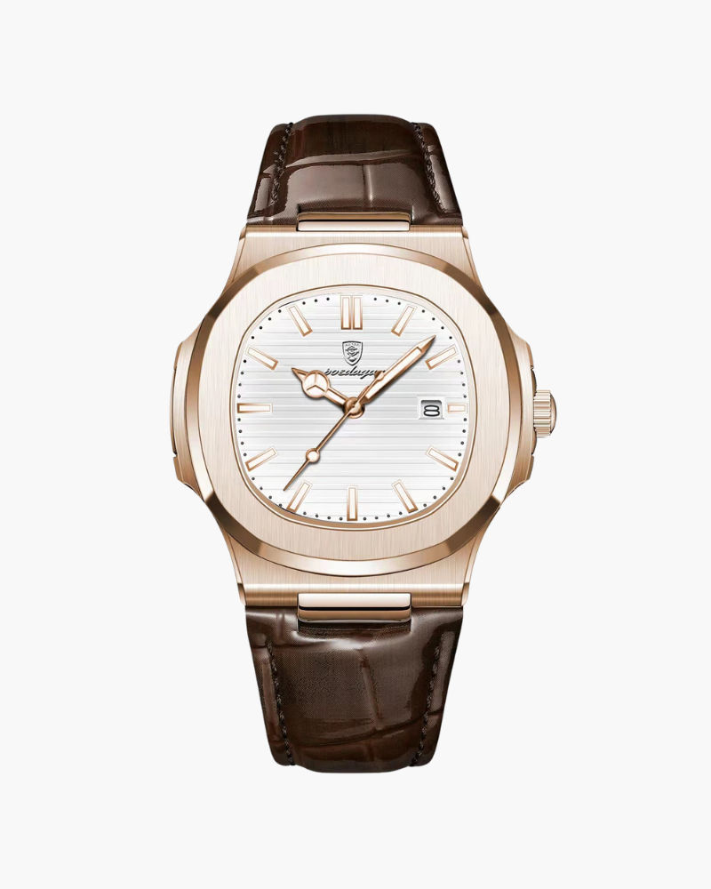 Horloge leren heren – Echte leren horloge met stijlvol design en duurzaamheid