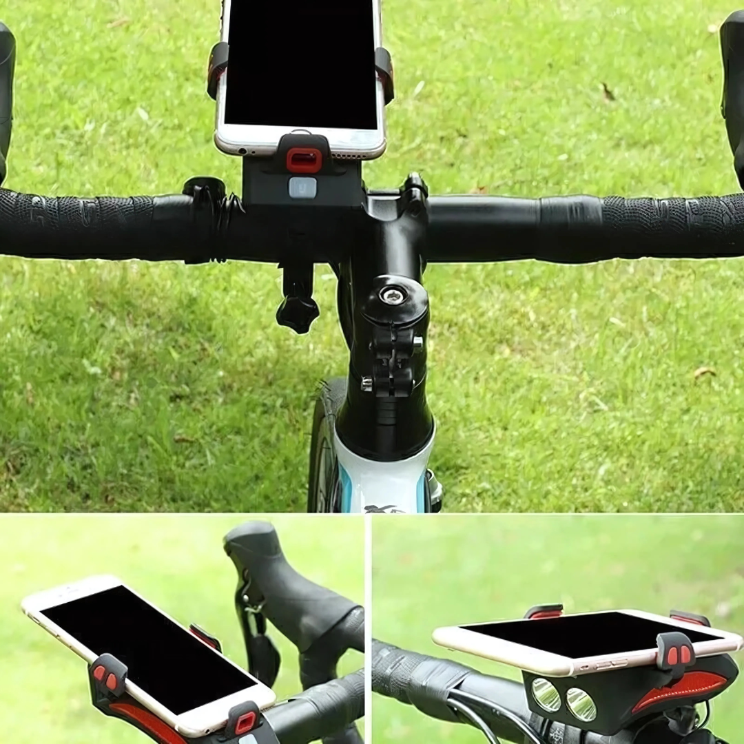 4-in-1 Fietslicht Powerbank 1500 Lumen LED Verlichting