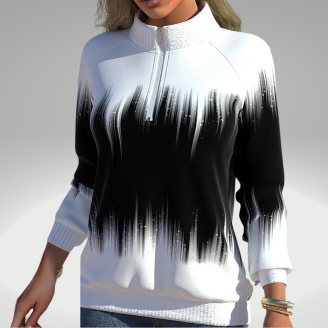 Monochrome trui dames – Schitterende trui van zachte stof voor casual stijl