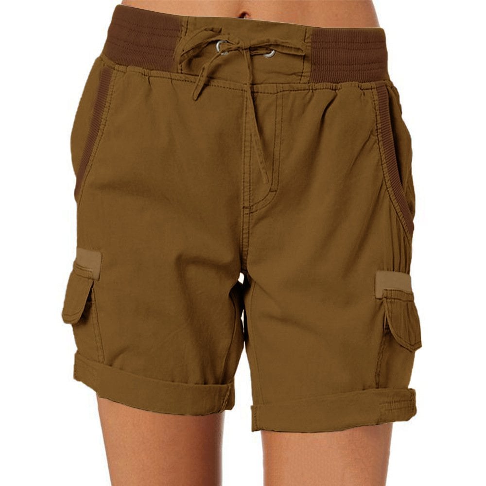 Korte cargo shorts dames – Utility shorts met zakken en comfortabele pasvorm