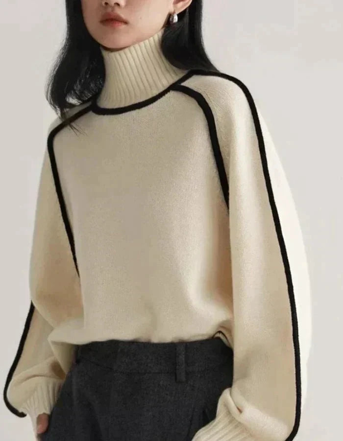 Rollkragenpullover dames – Stijlvolle trui van wol voor herfst en winter