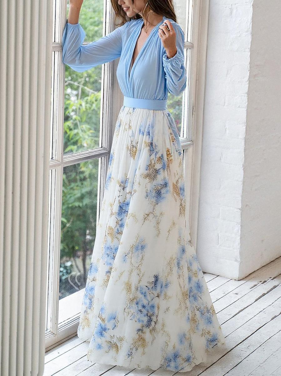 Jurk met bloemenmotieven – Elegante zomerjurk voor dames, luchtig en stijlvol