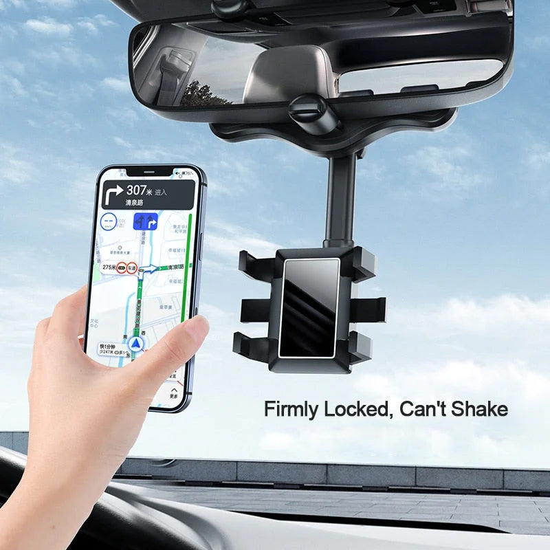 360° Draaibare Auto Spiegel Telefoonhouder