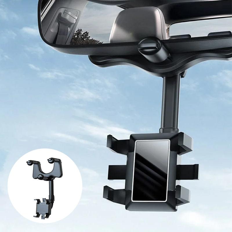 360° Draaibare Auto Spiegel Telefoonhouder