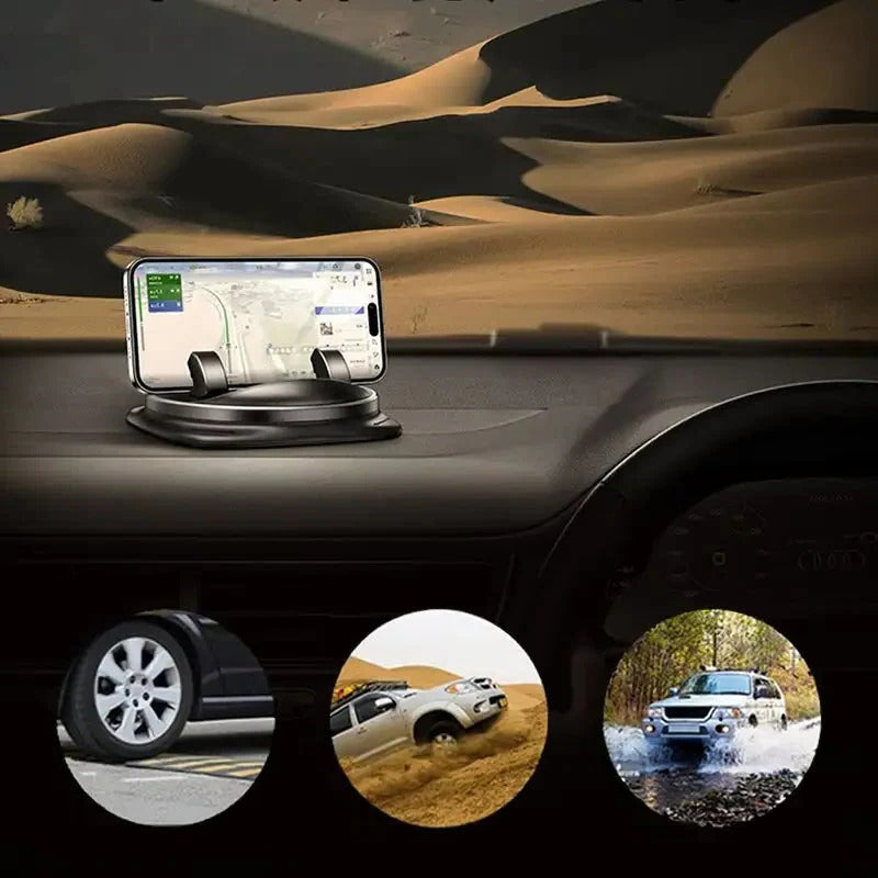 360° Draaibare Auto Telefoonhouder met Ventilatierooster Bevestiging