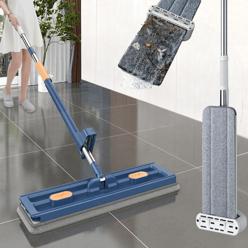 360° draaibare spinmop met microvezelkop voor vloeren en hoeken