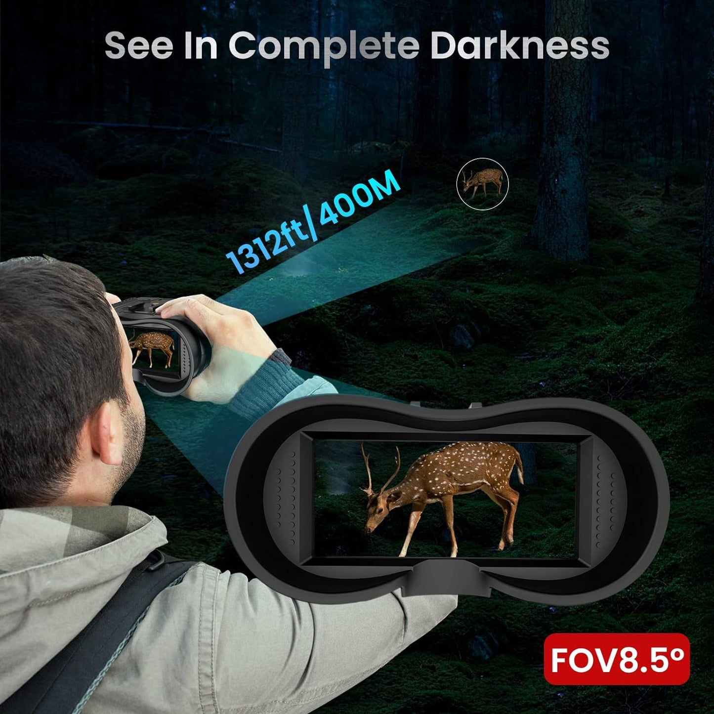3D Nachtzicht Goggles Verrekijkers Nachtzichtapparatuur