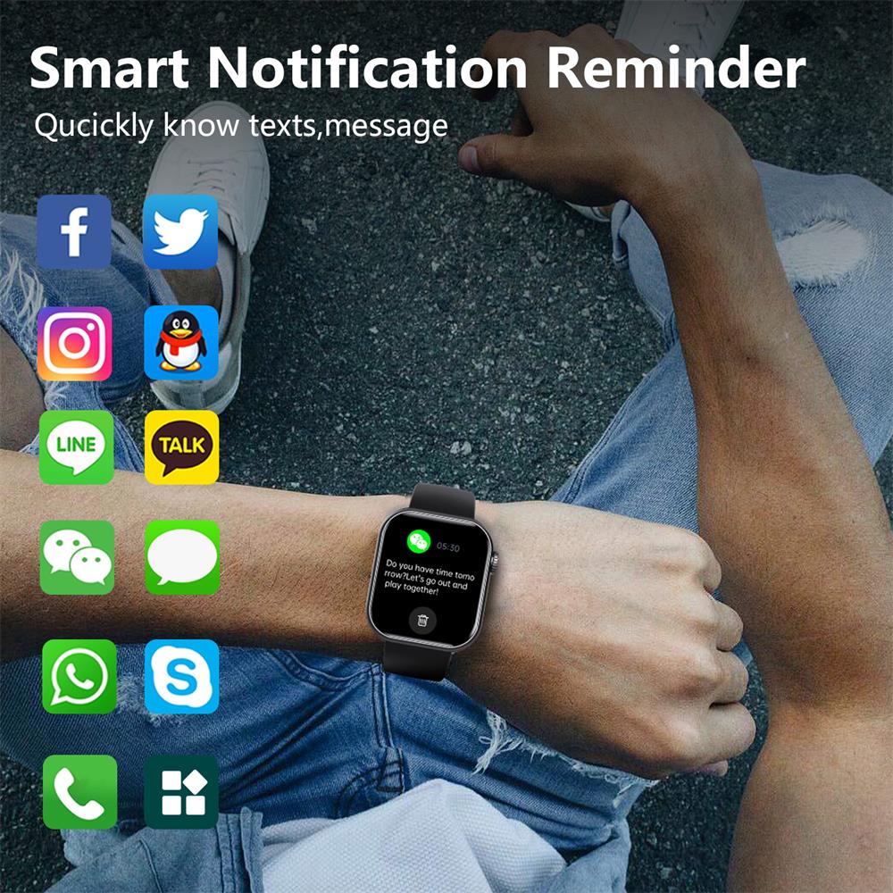 Slim horloge bloedsuiker bloeddruk hartslag slaapmonitoring