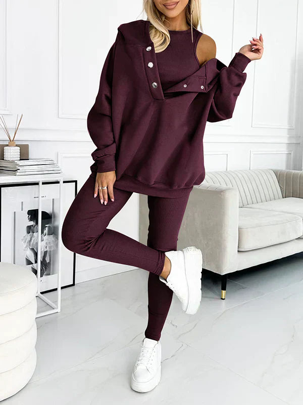 3-delig Dames Set – Elegante Outfit voor Feestelijke Gelegenheden