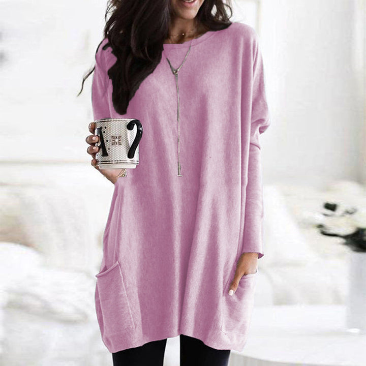 Pullover dames – Comfortabele trui met zakken en trendy ontwerp