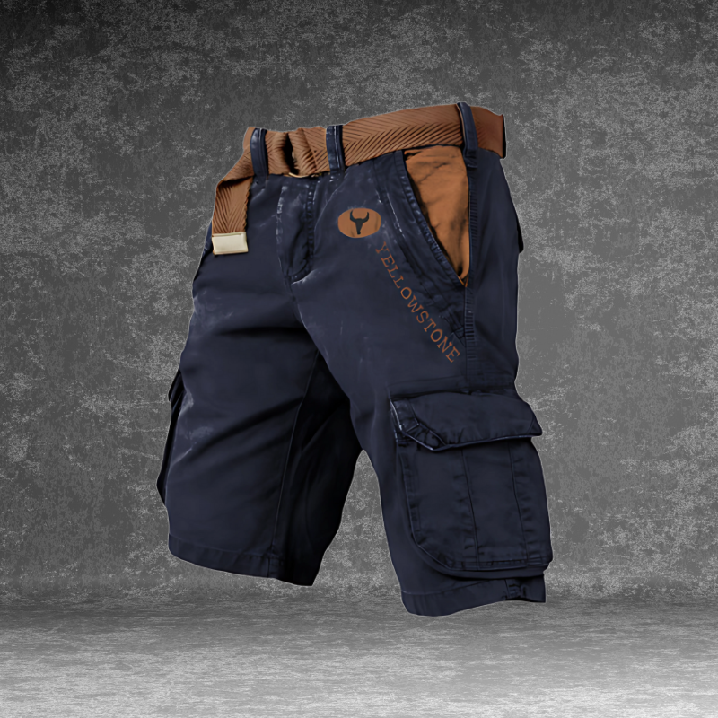 Korte cargo broek heren – Comfortabele korte broek voor mannen met zakken