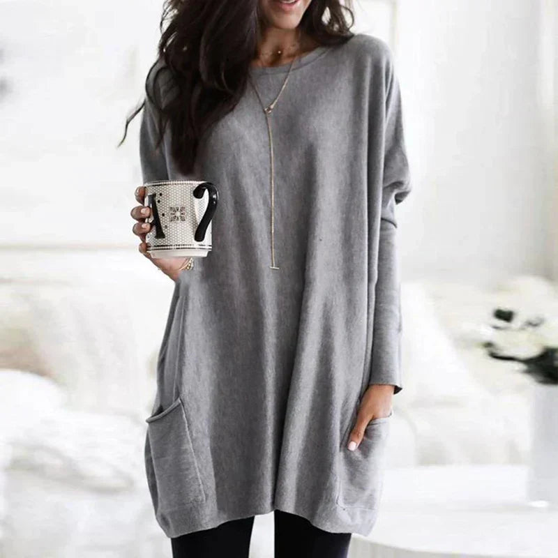 Langarmhemd Dames – Stijlvol Blouse met Lange Mouwen voor Elke Gelegenheid