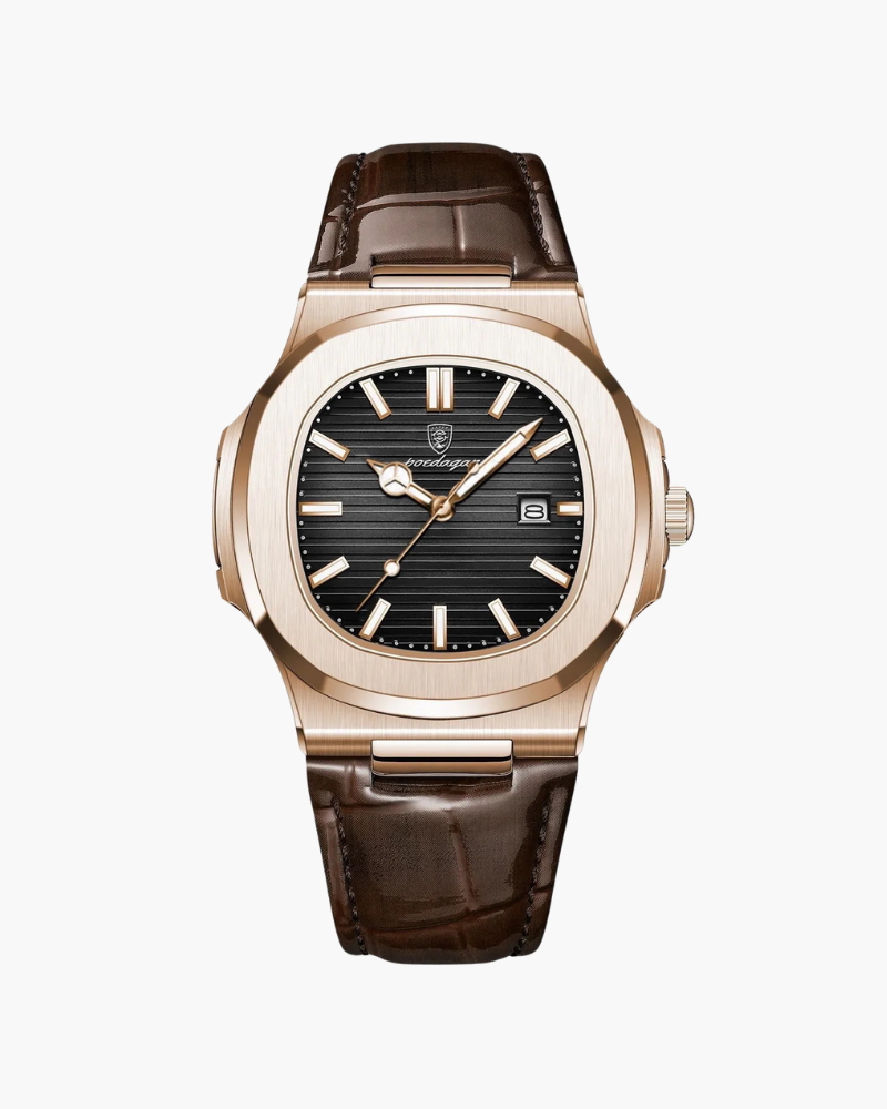 Horloge leren heren – Echte leren horloge met stijlvol design en duurzaamheid