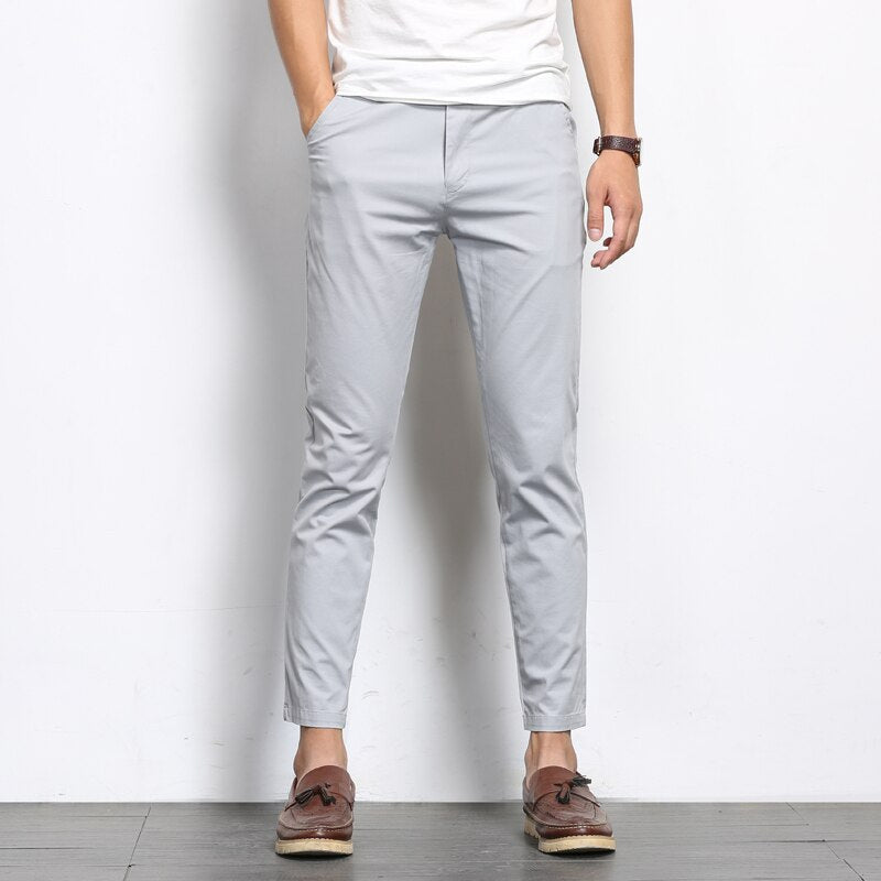 Slim-Fit-Broek Heren – Stijlvolle Slim-Fit Chino van Katoen voor Casual en Formeel Gebruik