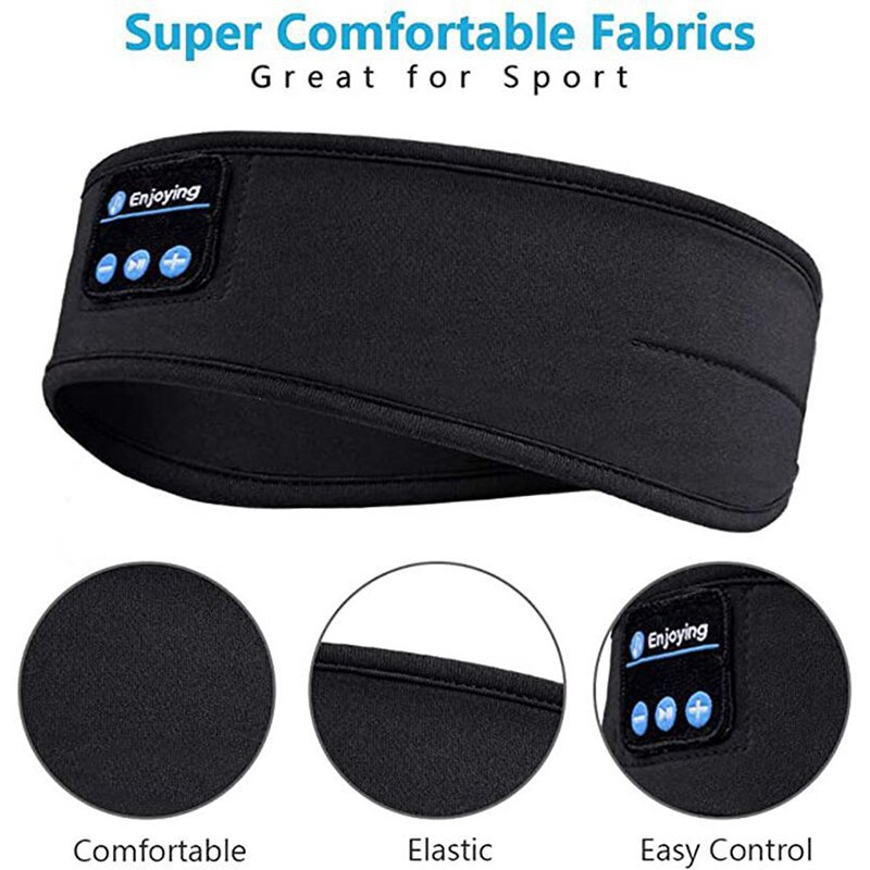Bluetooth Slaapmasker Slaap Hulp voor Ontspanning en Rustige Nachten
