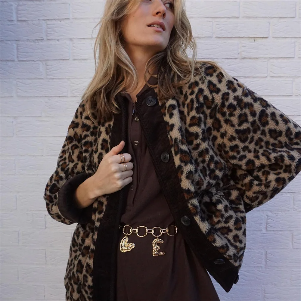 Damesjack luipaardenpatroon – Trendy en stijlvol jasje voor dames