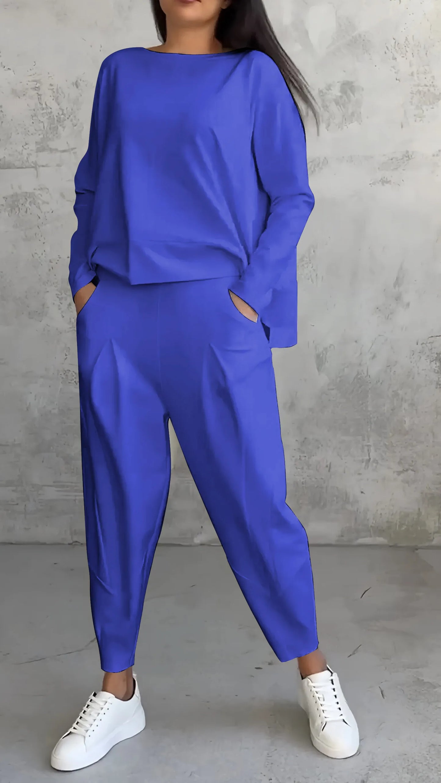 Dames shirt en broek set – Lange mouwen casual outfit voor elke gelegenheid