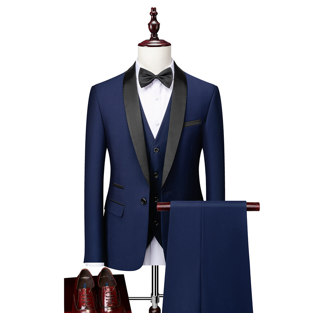 Slim Fit Heren Pak-Set – 3-delig Kostuum voor Formele Gelegenheden