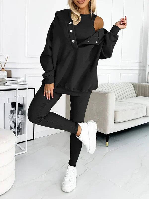 3-delig Dames Set – Elegante Outfit voor Feestelijke Gelegenheden