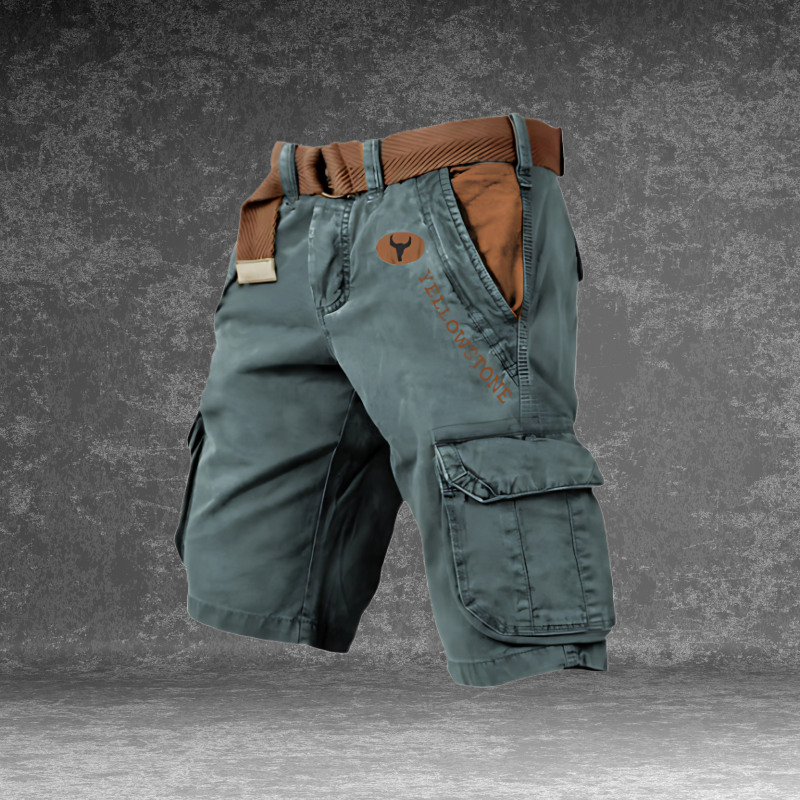 Korte cargo broek heren – Comfortabele korte broek voor mannen met zakken