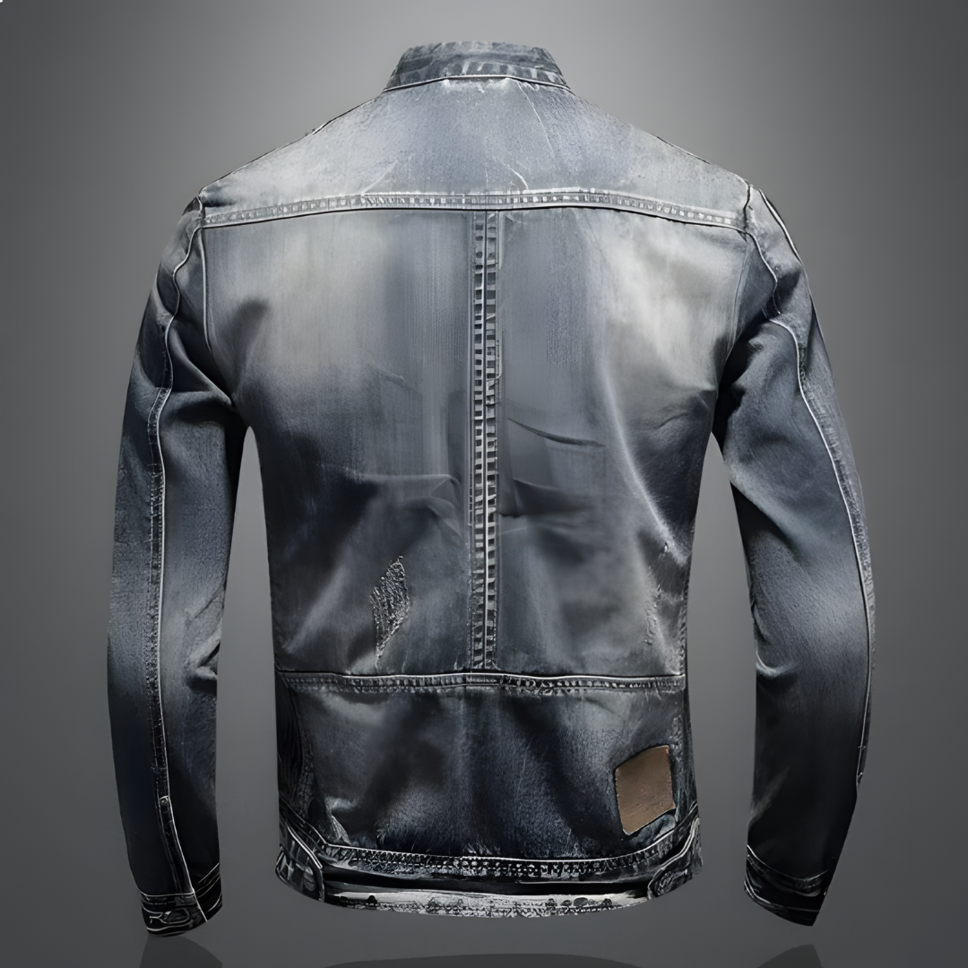 Jeansjack heren met rits – Stijlvol denim jack voor casual en formele outfits