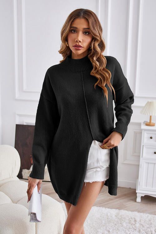 Dames Trui Ronde Hals – Trendy Gebreide Trui voor Herfst en Winter
