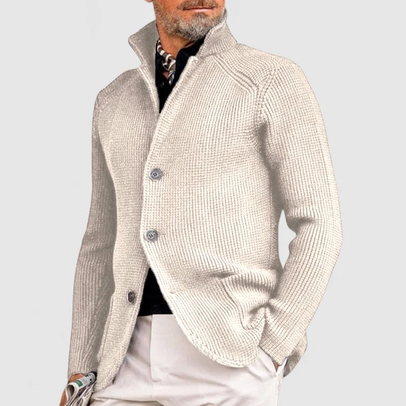 Heren Trui – Comfortabele Strickjacke van Wol voor Casual en Formeel