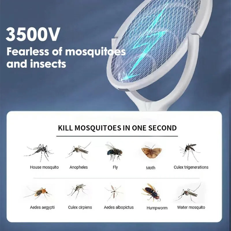 5 in 1 Bug Zapper Racket Oplaadbaar Insectenbestrijdingsapparaat