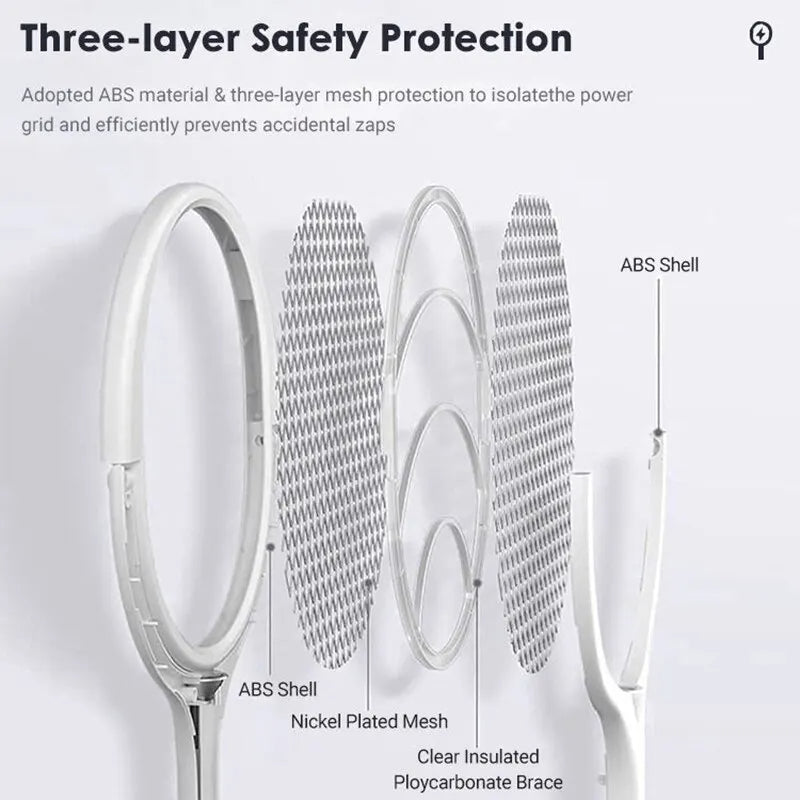 5 in 1 Bug Zapper Racket Oplaadbaar Insectenbestrijdingsapparaat