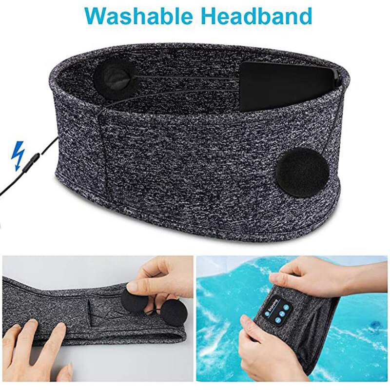 Bluetooth Slaapmasker Slaap Hulp voor Ontspanning en Rustige Nachten