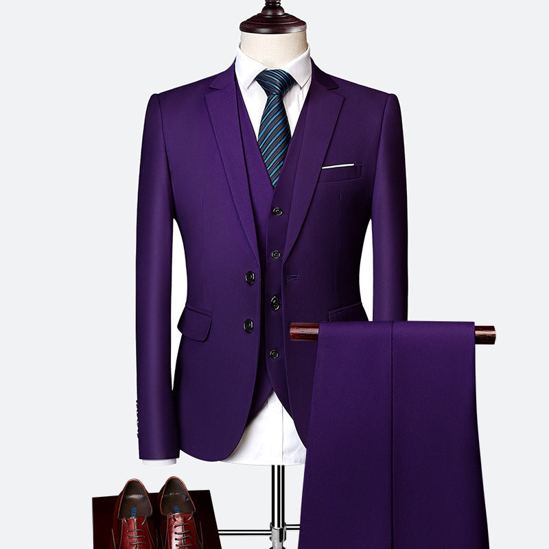 Herenpak set 3-delig – Formeel kostuum voor mannen, slim fit, stijlvol en elegant