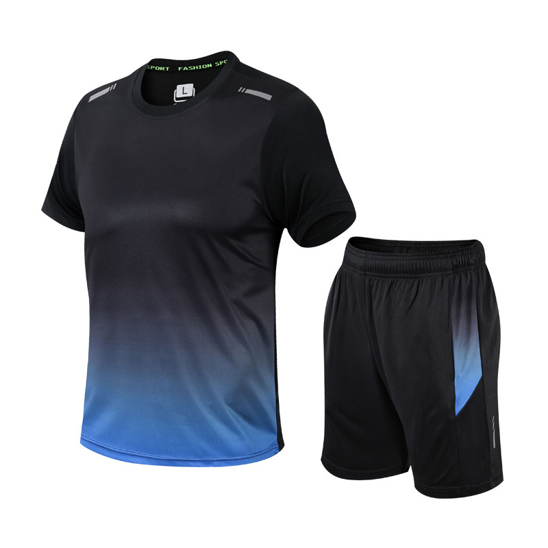 Sportkleding Set voor Mannen – Tweedelige Set van Ademend Materiaal en Comfortabele Pasvorm
