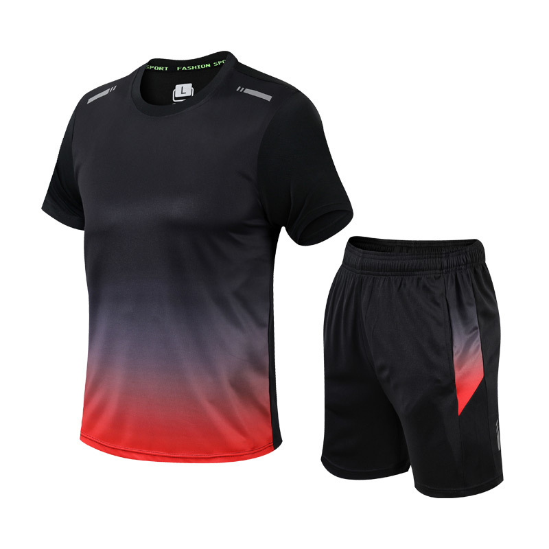 Sportkleding Set voor Mannen – Tweedelige Set van Ademend Materiaal en Comfortabele Pasvorm