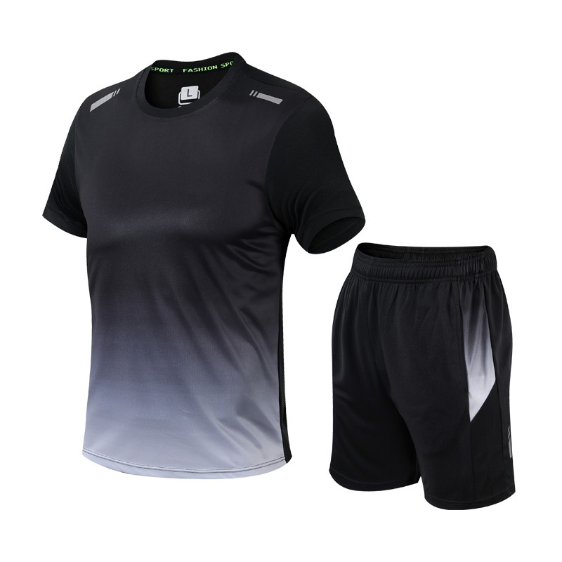 Sportkleding Set voor Mannen – Tweedelige Set van Ademend Materiaal en Comfortabele Pasvorm