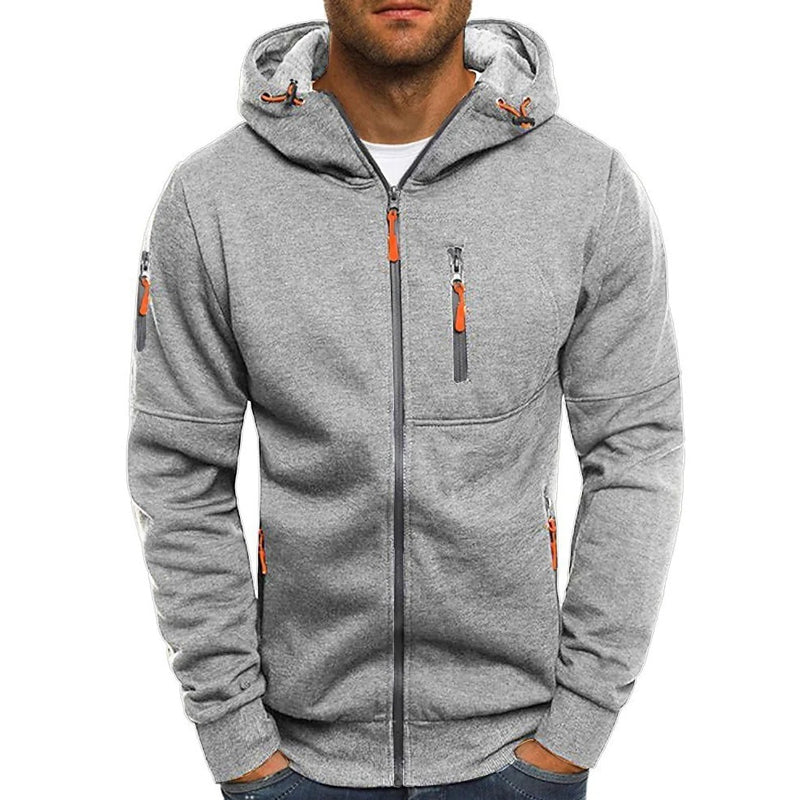 Heren hoodie met meerdere zakken – Comfortabele en stijlvolle sweatshirt met praktische opbergmogelijkheden