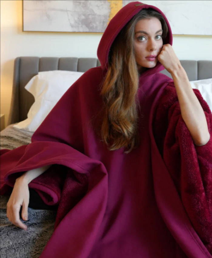 Hoodie Dekentje – Ultra Zacht en Warm Cocoon voor Thuis en Buiten