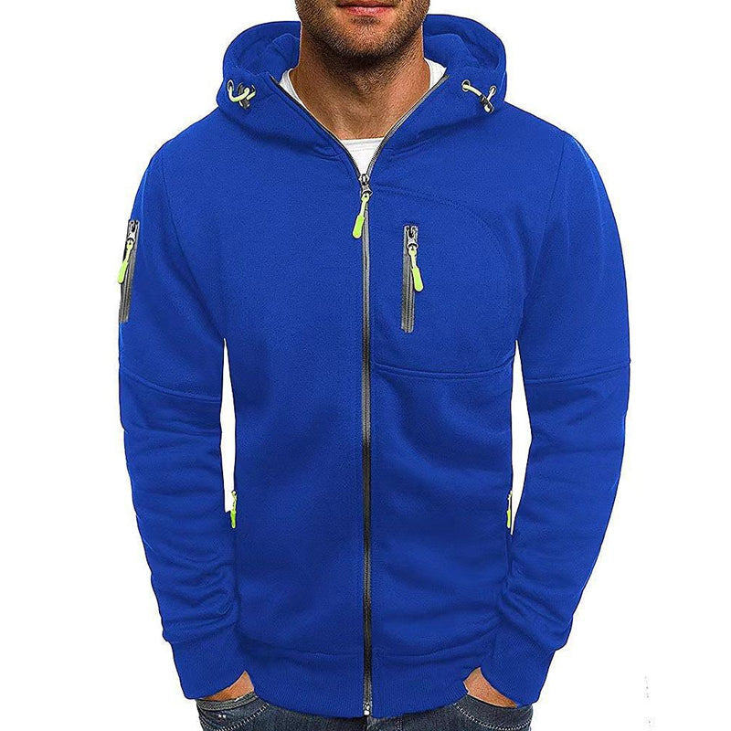 Heren hoodie met meerdere zakken – Comfortabele en stijlvolle sweatshirt met praktische opbergmogelijkheden