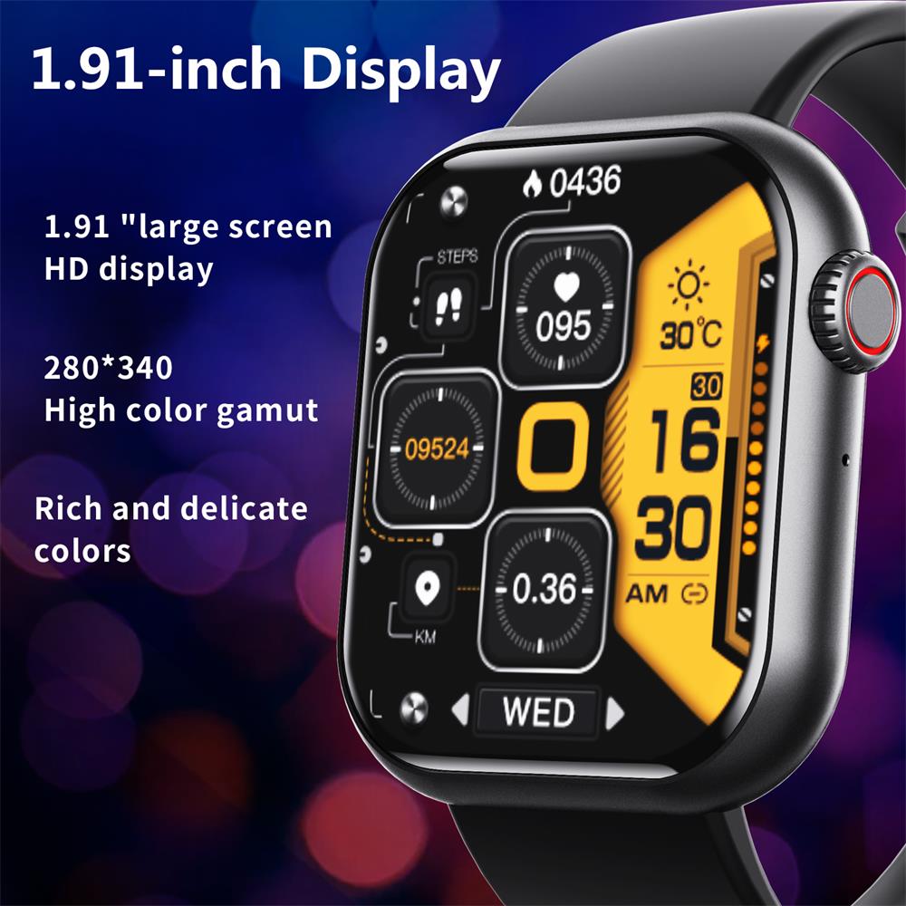 Slimme Horloge Bloedglucose Bloeddruk Hartslagmonitor Fitness Tracker