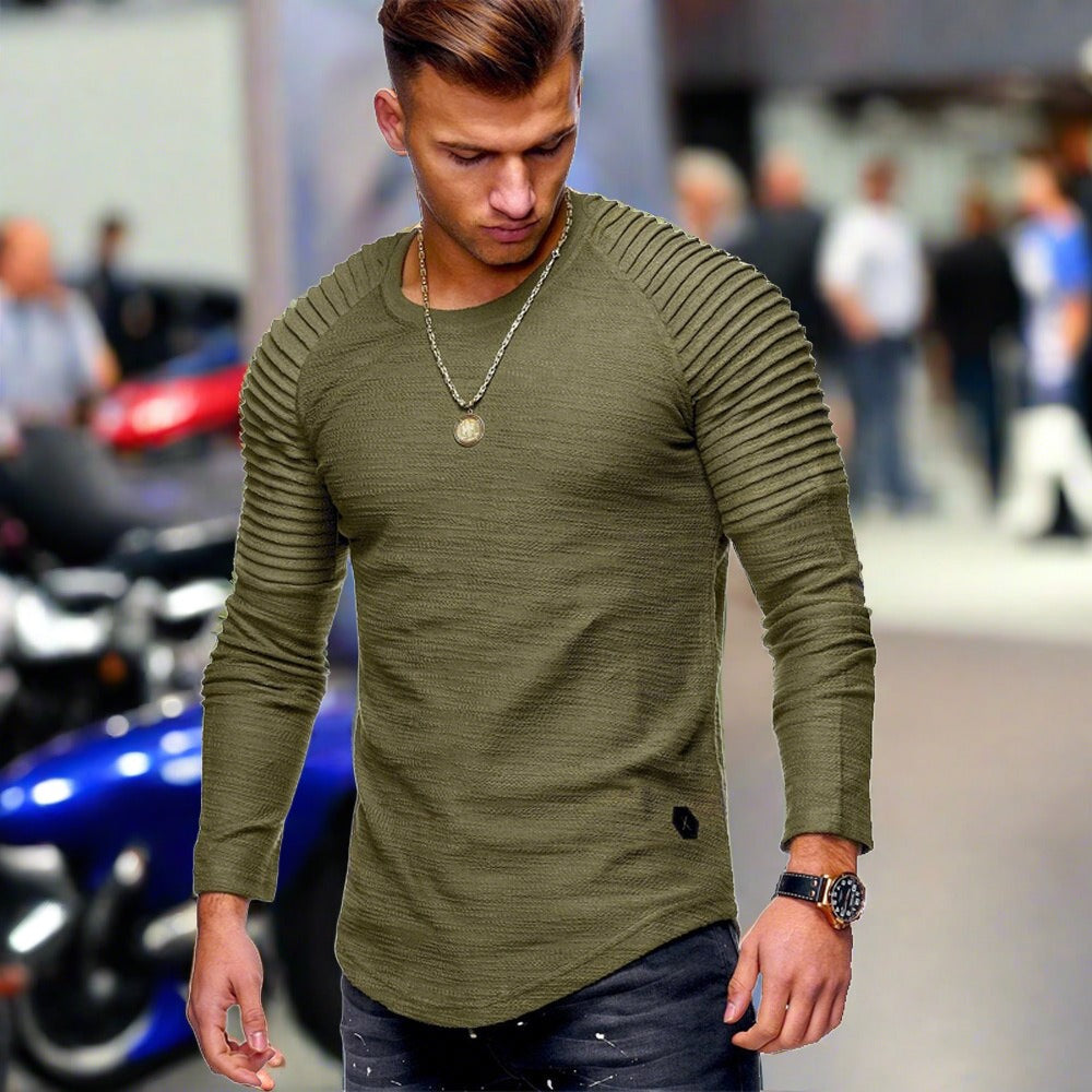 Heren trui ronde hals – Smal gesneden, comfortabele trui voor casual stijl