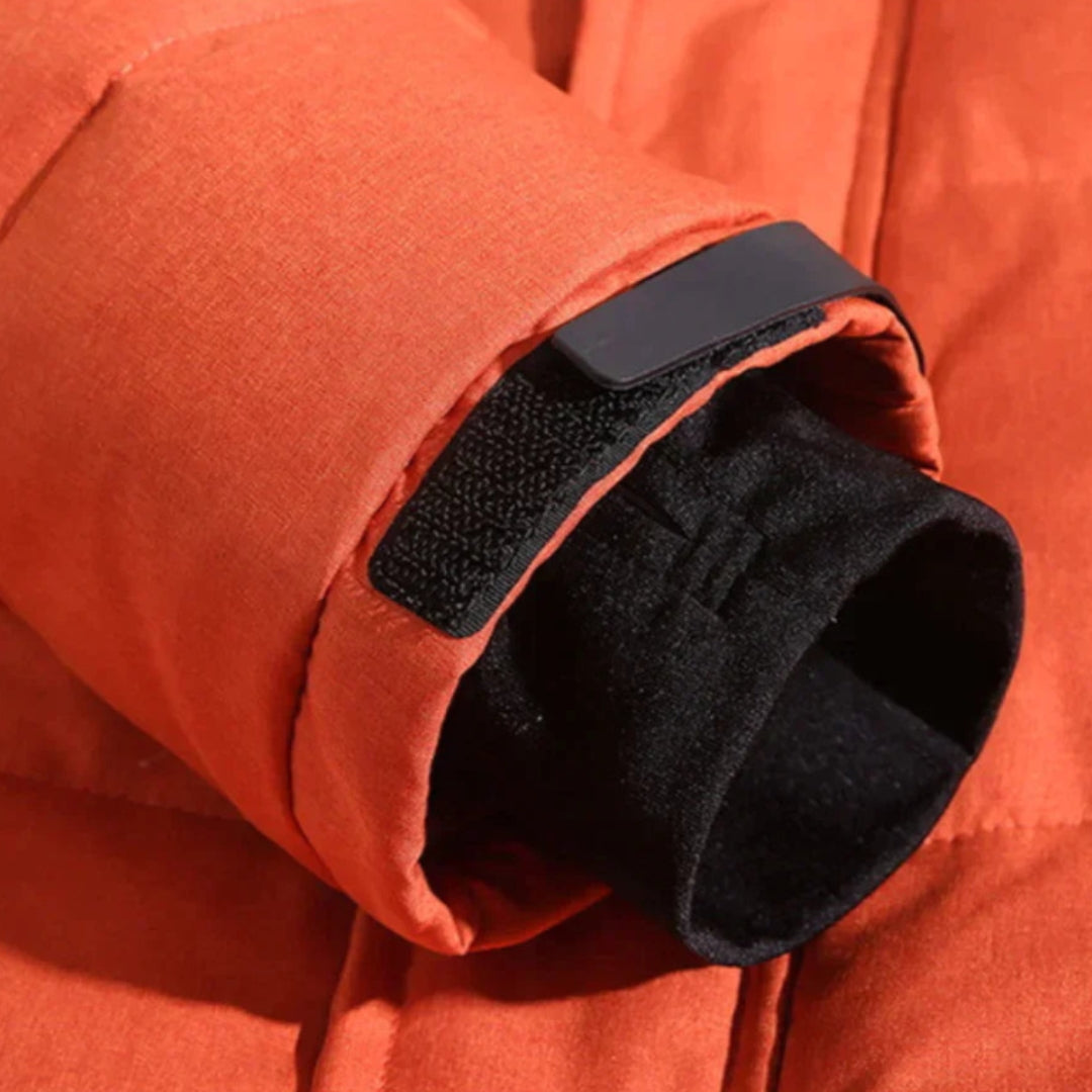 Donsjack heren – Warm gewatteerd jack met capuchon voor winteroutdoor